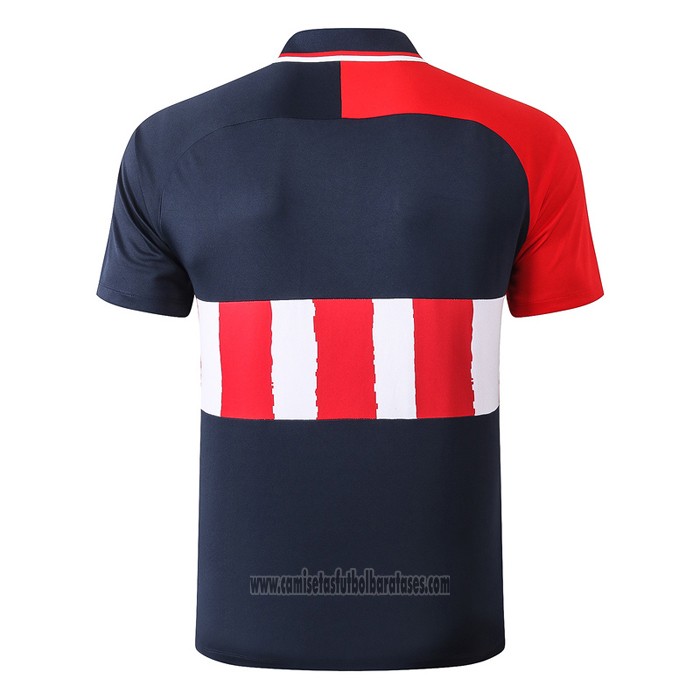 Camiseta Polo del Atletico Madrid 2020 2021 Azul